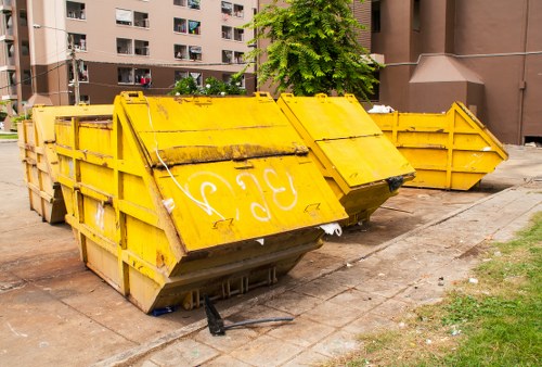 Discarded furniture in East London